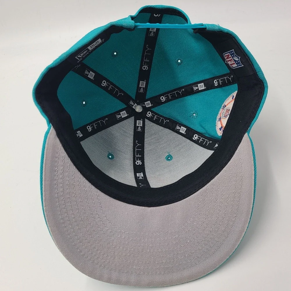 Miami Dolphins‎ Hat Snapback New Era 9Fifty Aqua NFL 1993 Pro Bowl Hawaii Patch